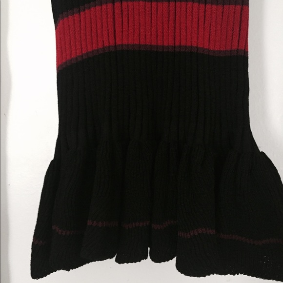 Torn by Ronny Kobo Peplum Striped Knit Top Sweater - Picture 5 of 9